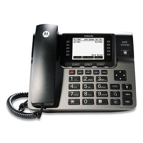 Motorola ML1000 Corded Base Station, Black/Silver