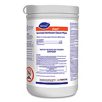 Avert Sporicidal Disinfectant Cleaner Wipes, 6 x 7, Chlorine Scent, 160/Canister, 12/Carton