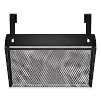 TRU RED Wire Mesh Wall File, Letter Size, 14.37" x 3.34", Black (24402465)