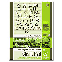 Pacon Ecology Recycled Chart Pads, Presentation Format (1.5