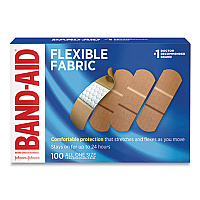 Flexible Fabric Adhesive Bandages, 1 x 3, 100/Box