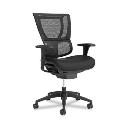 Union Scale FlexFit 1500TF Mesh Back Fabric Task Chair, Supports