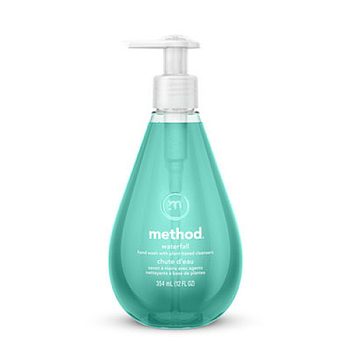 Method Gel Hand Wash, Waterfall, 12 oz Pump Bottle, 6/Carton Waterfall Scent - 12 fl oz - Pump Bottle Dispenser - Hand - Aqua - Paraben-free, Phthalate-free, Triclosan-free - 6 / Carton (00379CT)