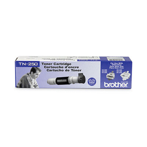 Brother TN250 Toner, 2,200 Page-Yield, Black