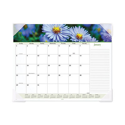 At-A-Glance Panoramic Floral Desk Pad (89805)