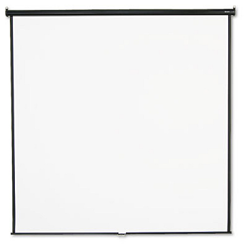 Wall Or Ceiling Projection Screen, 96 X 96, White Matte Finish