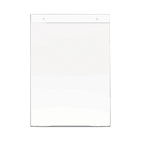 Classic Image Wall-Mount Sign Holder, Portrait, 8.5 x 11, Clear