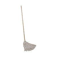 Boardwalk&reg; Deck Mop; 54" Wooden Handle, 24oz Cotton Fiber Head, 6/Pack (BWK124C)