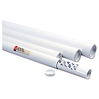 White Mailing Tubes, 36