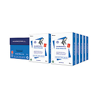 Hammermill Great White 30 Recycled Print Paper, 92 Bright, 3Hole, 20 lb Bond Weight, 8.5 x 11, White, 500 Sheets/Ream, 10 Reams/Carton 92 Brightness - Letter - 8 1/2" x 11" - 20 lb Basis Weight - Acid-free, Moisture Resistant, Pre-punched, Archiva (86702)