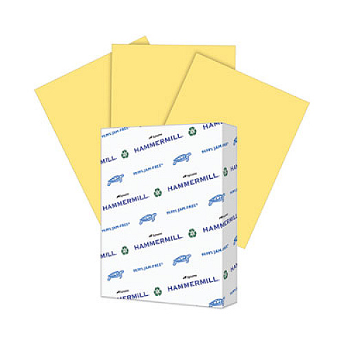 Hammermill Colors Print Paper, 20lb, 8.5 x 11, Buff, 500/Ream (103325)