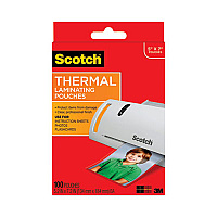 Scotch Laminating Pouches, 5 mil, 5" x 7", Clear, 100/Pack (TP5903100)