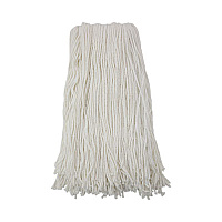 Boardwalk&reg; Cut-End Wet Mop Head, Rayon, No. 32, White (BWK2032R)
