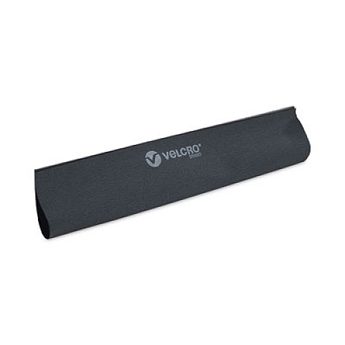 Velcro Mountable Cable Sleeves, 5.75" X 12", Black, 2/Pack Cable Sleeve - Black - 12" Length - 2 / Pack (30797)