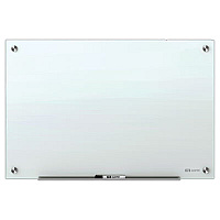 Quartet Brilliance Glass Dry-Erase Boards, 36 x 24, White Surface 36