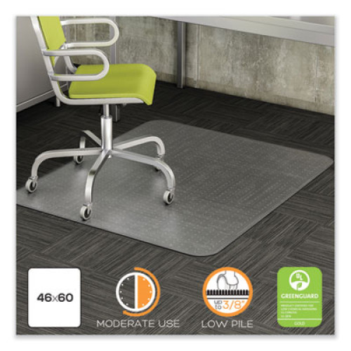 Deflecto DuraMat Moderate Use Chair Mat, Low Pile Carpet, Roll, 46