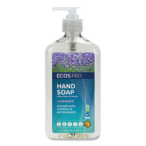 ECOS PRO Liquid Hand Soap, Lavender Scent, 17 oz (PL96656)