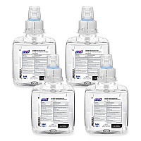 VF PLUS Gel Hand Sanitizer, 1,200 mL Refill Bottle, Fragrance-Free, For CS4 Dispensers, 4/Carton