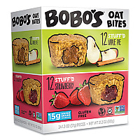 Bobo's Stuff'D Apple Pie/Strawberry Oat Bites, 1.3 oz Individually Wrapped, 24/Carton (00125)
