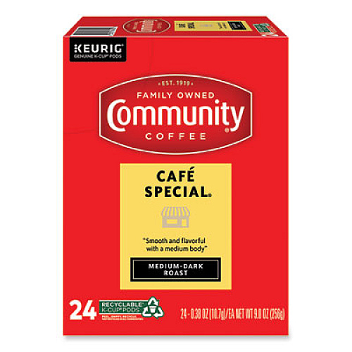 Community Coffee Cafe Special K-Cup, 24/Box (5000374325)