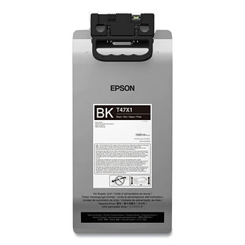Epson T47X12N (T47X) UltraChrome DG Ink, 1.5 L, Black