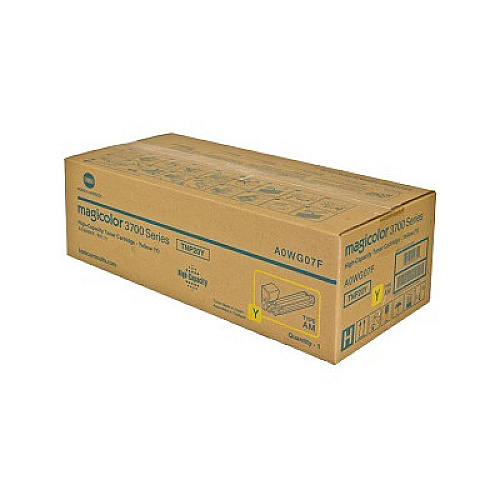 Konica Minolta A0WG07F Yellow Toner Cartridge