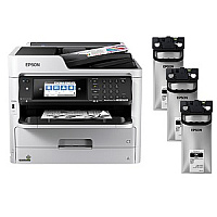 Epson WorkForce Pro WF-M5799 Mono Inkjet MFP Large Bundle Printer (C11CG04201LB)
