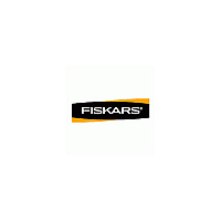 Fiskars Non-stick Titanium Softgrip Scissors 8" Overall Length - Stainless Steel - Straight Tip - Gray - 1 Each (1073590)