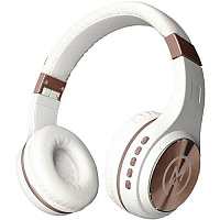 Morpheus 360 Serenity Wireless Over-the-ear Headphones, Bluetooth 5.0 Headset With Microphone Hifi Stereo Wiredwireless Whiterose Gold (HP5500R)