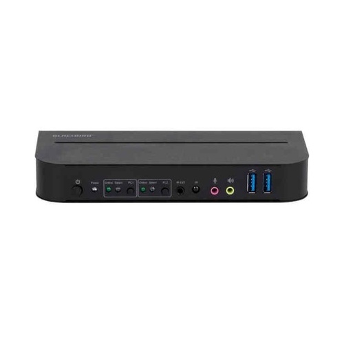 Monoprice Blackbird 4k Hdmi 2.0 And Usb 3.0 2x1 Kvm Switch_ 4k@60hz_ Hdr_ Ycbcr 4:4:4_ Hdcp 2.2 (42643)