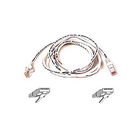 Belkin Cat6 Patch Cable Rj45m/rj45m 50ft White (A3L98050WHTS)