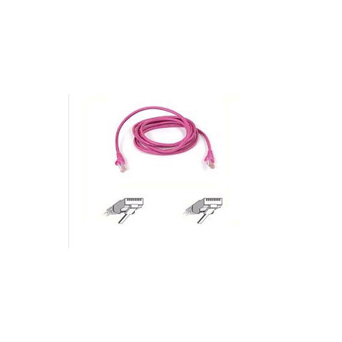 Belkin 5ft Cat5e Patch Cable Pink (A3L79105PNK)