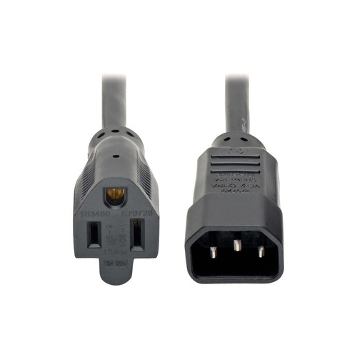 Tripp Lite 2ft Power Cord 13a 16awg C14 To 5-15r (P002002)