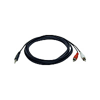 Tripp Lite 12ft Mini Stereo To 2rca Audio Cable M/m (P314012)