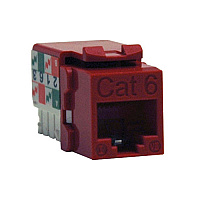 Tripp Lite Cat6/cat5e 110 Style Keystone Jack Red (N238001RD)