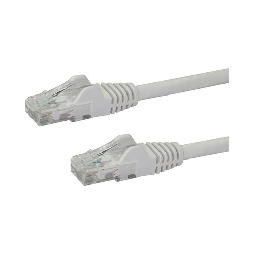 StarTech 10ft Cat6 Ethernet Cable White 100w Poe (N6PATCH10WH)