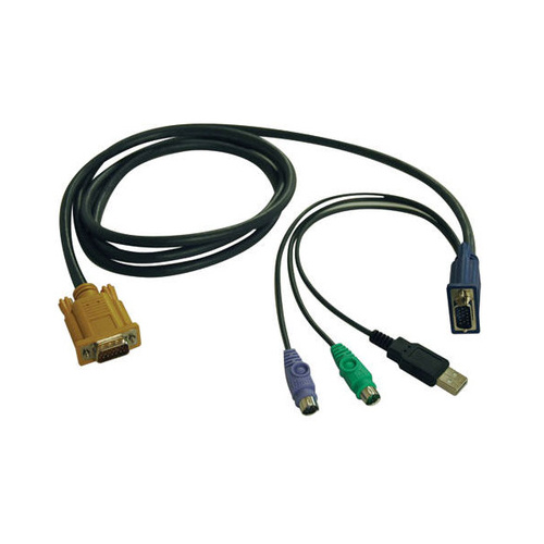 Tripp Lite 10ft Usb Ps/2 Kvm Switch Cable Kit Combo (P778010)