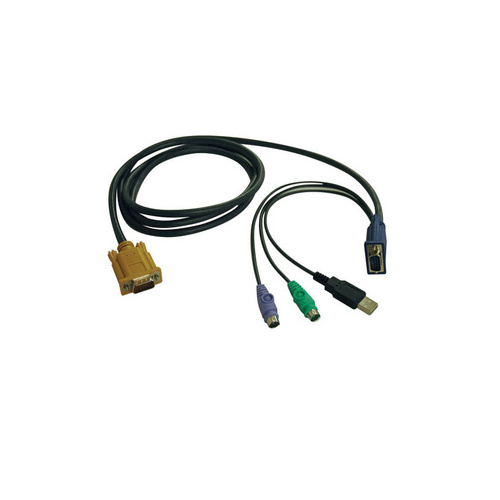 Tripp Lite 15ft Usb Ps/2 Kvm Switch Cable Kit Combo (P778015)