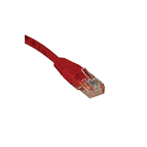 Tripp Lite 1ft Cat5e Molded Patch Cable M/m Red (N002001RD)