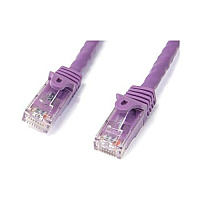 StarTech 10ft Cat6 Ethernet Cable Purple 100w Poe (N6PATCH10PL)