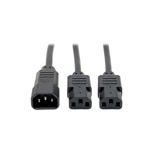 Tripp Lite 6ft Y-splitter Cord 18awg C14 To 2xc13 (P0040062C13)