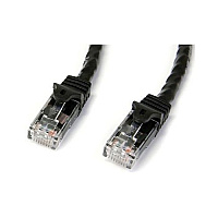 StarTech 100ft Cat6 Ethernet Cable Black 100w Poe (N6PATCH100BK)