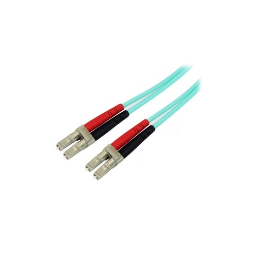 StarTech 5m 10 Gb Aqua Mm Fiber Patch Cable Lc/lc (A50FBLCLC5)