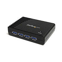StarTech 4 Port Black Superspeed Usb 3.0 Hub (ST4300USB3)
