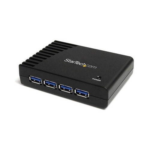 StarTech 4 Port Black Superspeed Usb 3.0 Hub (ST4300USB3)