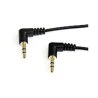 StarTech 3ft 3.5mm Right Angle Stereo Audio Cable (MU3MMS2RA)