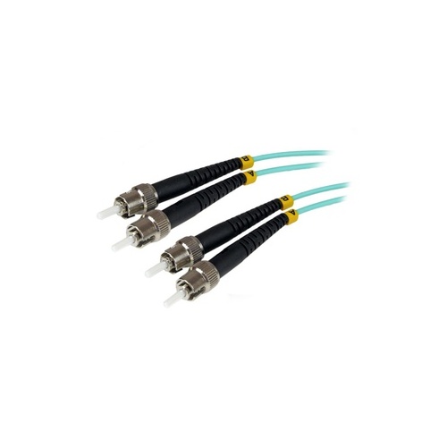 StarTech 1m 10 Gb Aqua Mm Fiber Patch Cable St/st (A50FBSTST1)