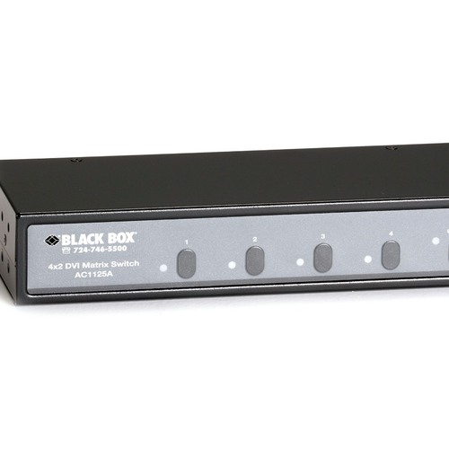 Black Box Dvi Matrix Switch With Audio And Rs232 Control - 4x2 , Gsa, Taa (AC1125A)