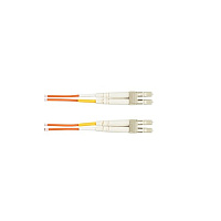 Black Box Om1 62.5/125 Multimode Fiber Optic Patch Cable - Ofnr Pvc, Lc To Lc, Orange, 1-m (3.2-ft.) (EFN110001MLCLC)