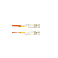 Black Box Om1 62.5/125 Multimode Fiber Optic Patch Cable - Ofnr Pvc, Lc To Lc, Orange, 30-m (98.4-ft.) (EFN110030MLCLC)